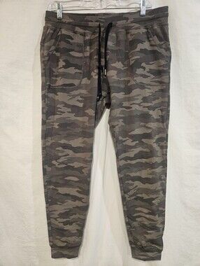 ZYIA Women's Camo Joggers in Green/Brown